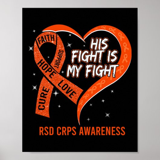 Poster Son combat est mon combat Ribbon Heart RSD Prix CR (Devant)