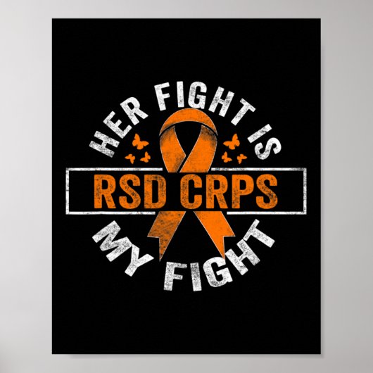 Poster Son Combat Est Mon Combat Rsd Crps Sensibilisation (Devant)