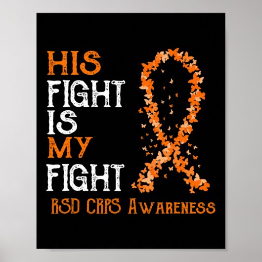 Poster Son Combat Est Mon Combat Rsd Crps Sensibilisation (Devant)
