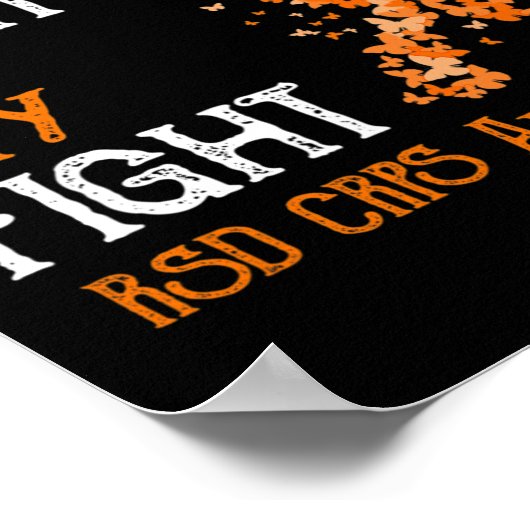 Poster Son Combat Est Mon Combat Rsd Crps Sensibilisation (Coin)