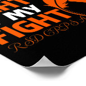 Poster Son Combat Est Mon Combat Rsd Crps Sensibilisation (Coin)