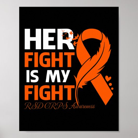 Poster Son Combat Est Mon Combat Rsd Crps Sensibilisation (Devant)