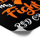 Poster Son Combat Est Mon Combat Rsd Crps Sensibilisation (Coin)