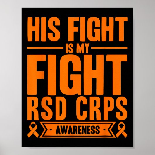 Poster Son Combat Est Mon Combat Rsd Crps Sensibilisation (Devant)