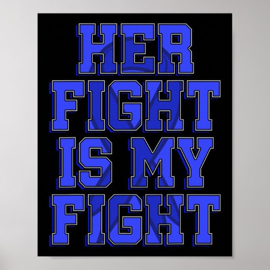 Poster Son combat est mon combat Trouble du mouvement Ata (Devant)
