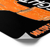 Poster Son combat est mon jeu de boxe de combat Glove Ms (Coin)