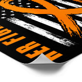 Poster Son Combat Est Mon Meilleur Ami De La Leucémie (Coin)