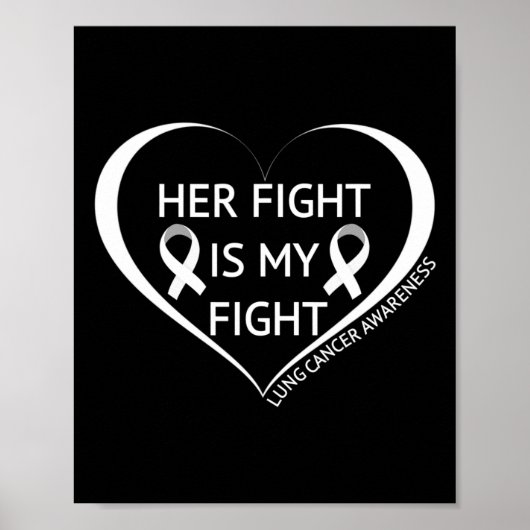 Poster Son Combat Est Mon Mois De Lutte Contre Le Cancer (Devant)