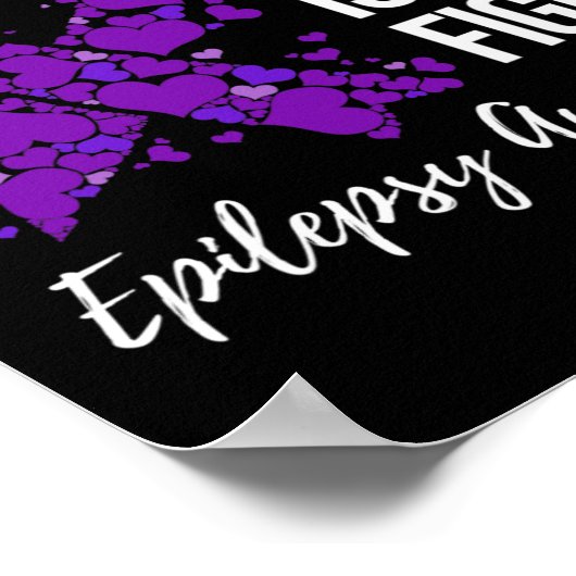 Poster Son combat est My Fight Epilepsy Awareness 1 (Coin)