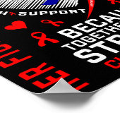 Poster Son Combat Meilleure Amie Sensibilisation TDM Mala (Coin)