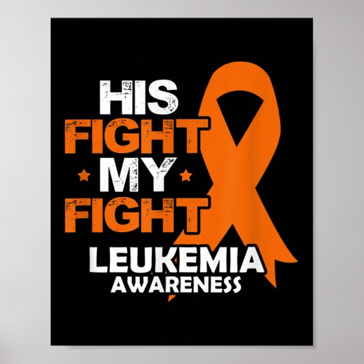 Poster Son Combat Mon Combat Sensibilisation à la leucémi (Devant)