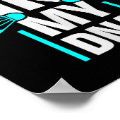 Poster Son Dans Mon Volant de badminton Adn Racket Badmin (Coin)