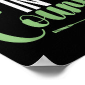 Poster Son Dans Mon Volant de badminton Adn Racket Badmin (Coin)