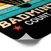 Poster Son Dans Mon Volant de badminton Adn Racket Badmin (Coin)