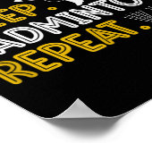 Poster Son Dans Mon Volant de badminton Adn Racket Badmin (Coin)