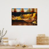 Poster Son doux faire rien par John William Waterhouse (Cuisine)