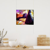 Poster Son et Hers Red Bas talons et Baskets (Cuisine)