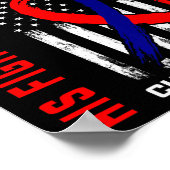 Poster Son Fight Friend Chd Awareness American Flag Graph (Coin)