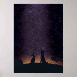 Poster Son gentil à stargaze avec des amis