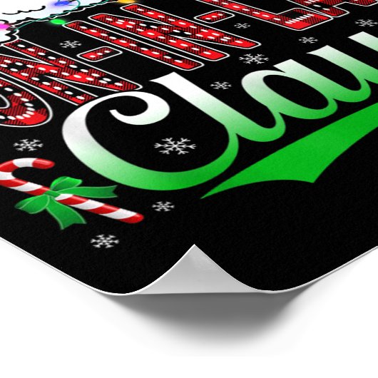 Poster Son-in-law Claus Christmas Light Matching Family X (Coin)