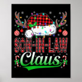 Poster Son-in-law Claus Christmas Light Matching Family X (Devant)