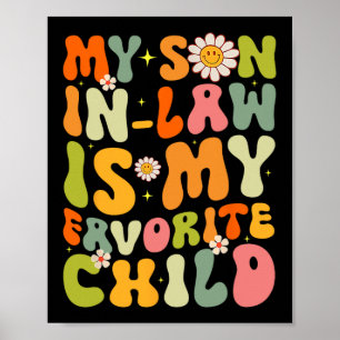Poster Son In Law Est Mon Enfant Favori Retro Super Funny