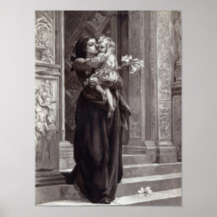 Poster Son jour de fête, de "heure de loisirs", 1891