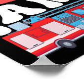 Poster Son L'alarme J'ai 7 7e anniversaire Pompier (Coin)