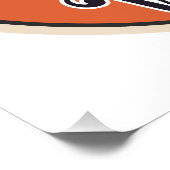 Poster Son Maître Orange de voix Vintage (Coin)