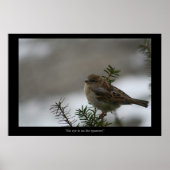 Poster "Son oeil est sur l'affiche du Bruant ! (Devant)