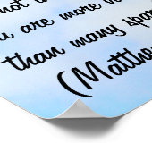 Poster Son oeil est sur le Bruant (Coin)