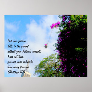 Poster Son oeil est sur le Bruant