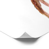 Poster Son oeil est sur le Bruant, Citation d'oiseau Insp (Coin)