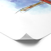 Poster Son Oeil Est Sur Le Mur D'Art Du Bruant (Coin)