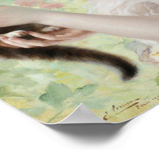 Poster Son Petit Kitten (Coin)