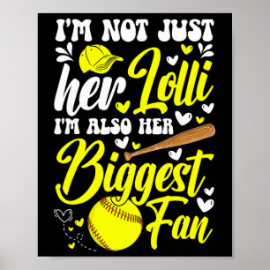 Poster Son plus grand fan Softll Lolli D'un joueur Softll