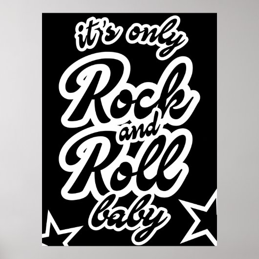 Poster Son seul Rock et roll Baby (Devant)