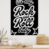 Poster Son seul Rock et roll Baby (Cuisine)