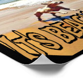 Poster Son temps de plage (Coin)