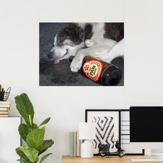 Poster Son vice-maître (Bureau à domicile)