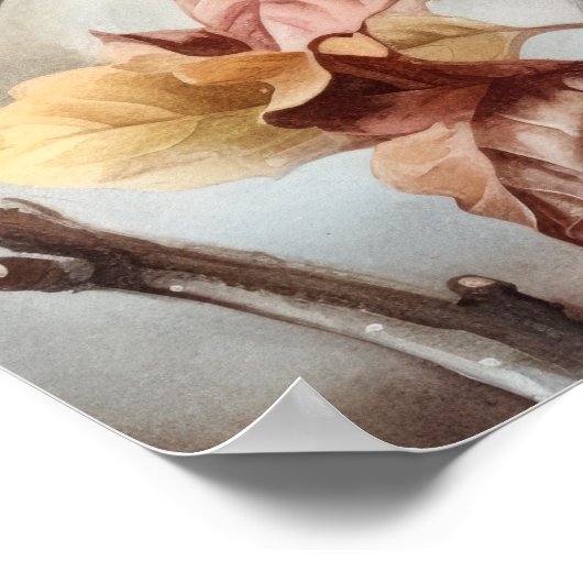 Poster Song Sparrow Bird Art Imprimer l'affiche (Coin)