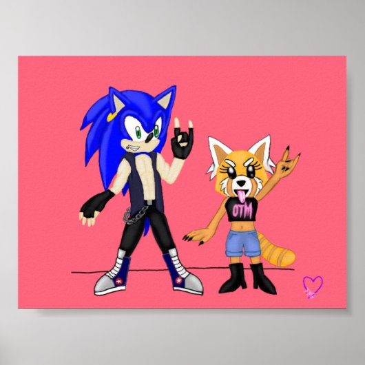 Poster Sonic & Retsuko (Devant)