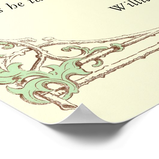 Poster Sonnet # 15 par William Shakespeare (Coin)