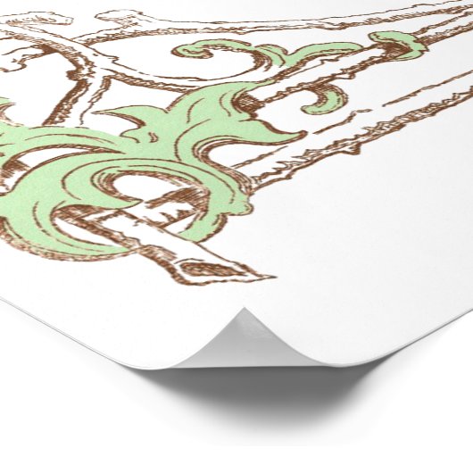 Poster Sonnet # 18 par William Shakespeare (Coin)