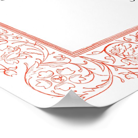 Poster Sonnet # 18 par William Shakespeare (Coin)