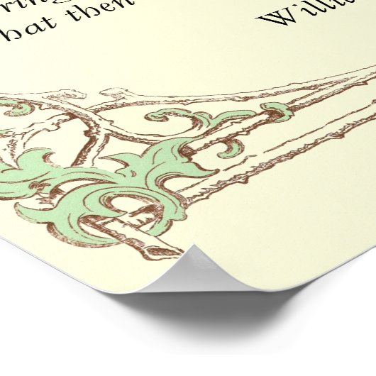 Poster Sonnet # 29 par William Shakespeare (Coin)