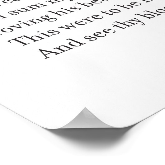 Poster Sonnet 2 par William Shakespeare (Coin)