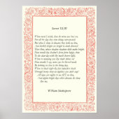Poster Sonnet # 43 par William Shakespeare (Devant)