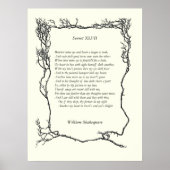 Poster Sonnet # 47 par William Shakespeare (Devant)