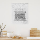 Poster Sonnet to Science Edgar Allan Poe Poem (Cuisine)